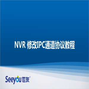 尊龙凯时人生就搏 NT NVR修改通道协议教程